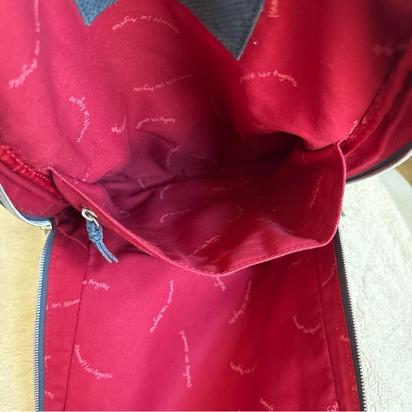 Hammitt Blue Snakeskin Leather Backpack Bag - Picture 10 of 12